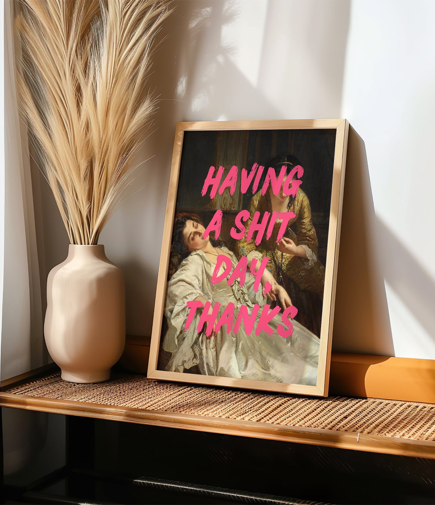 Having a shit day & My dog and I talk shit - Set of 2