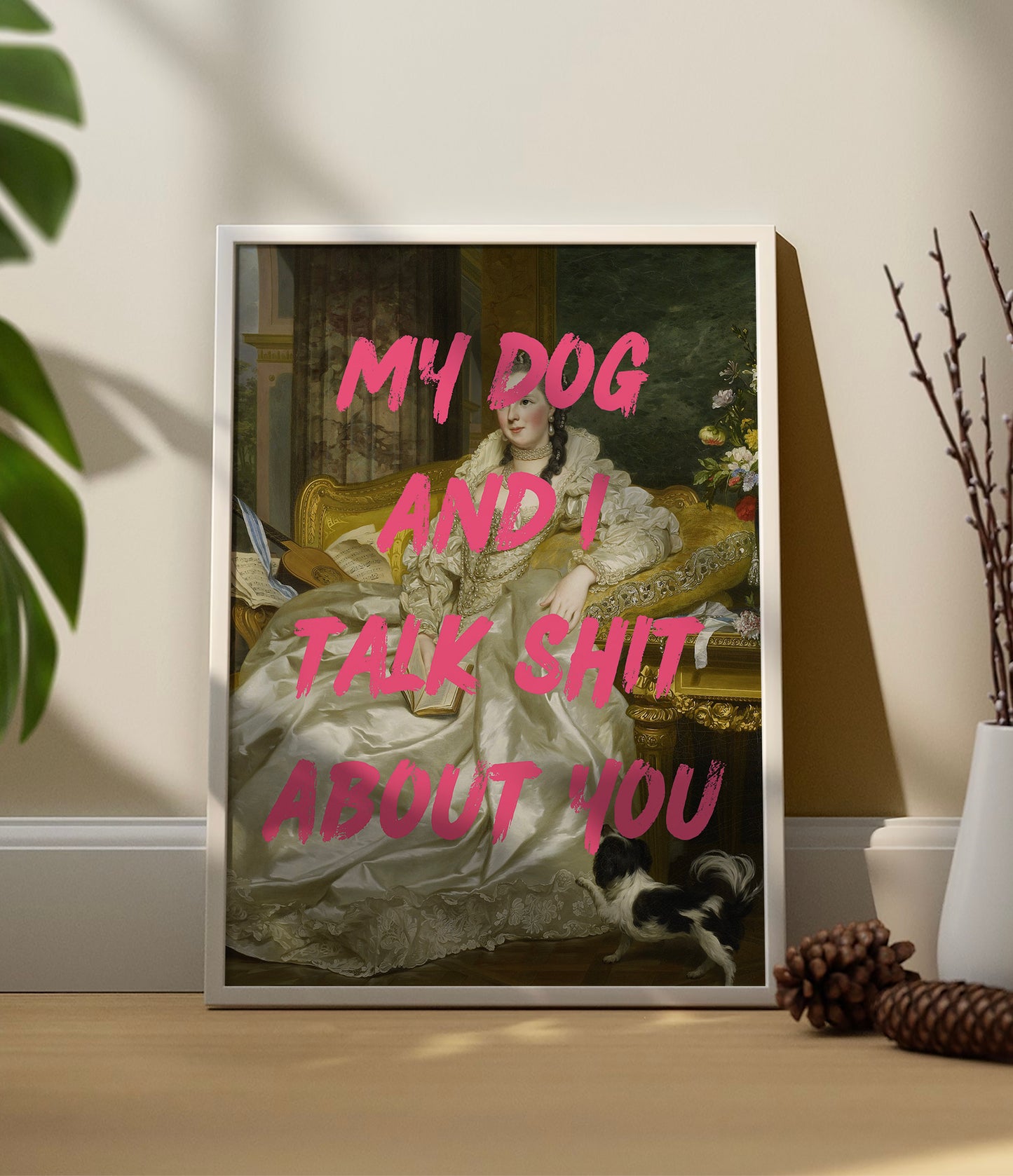 Having a shit day & My dog and I talk shit - Set of 2
