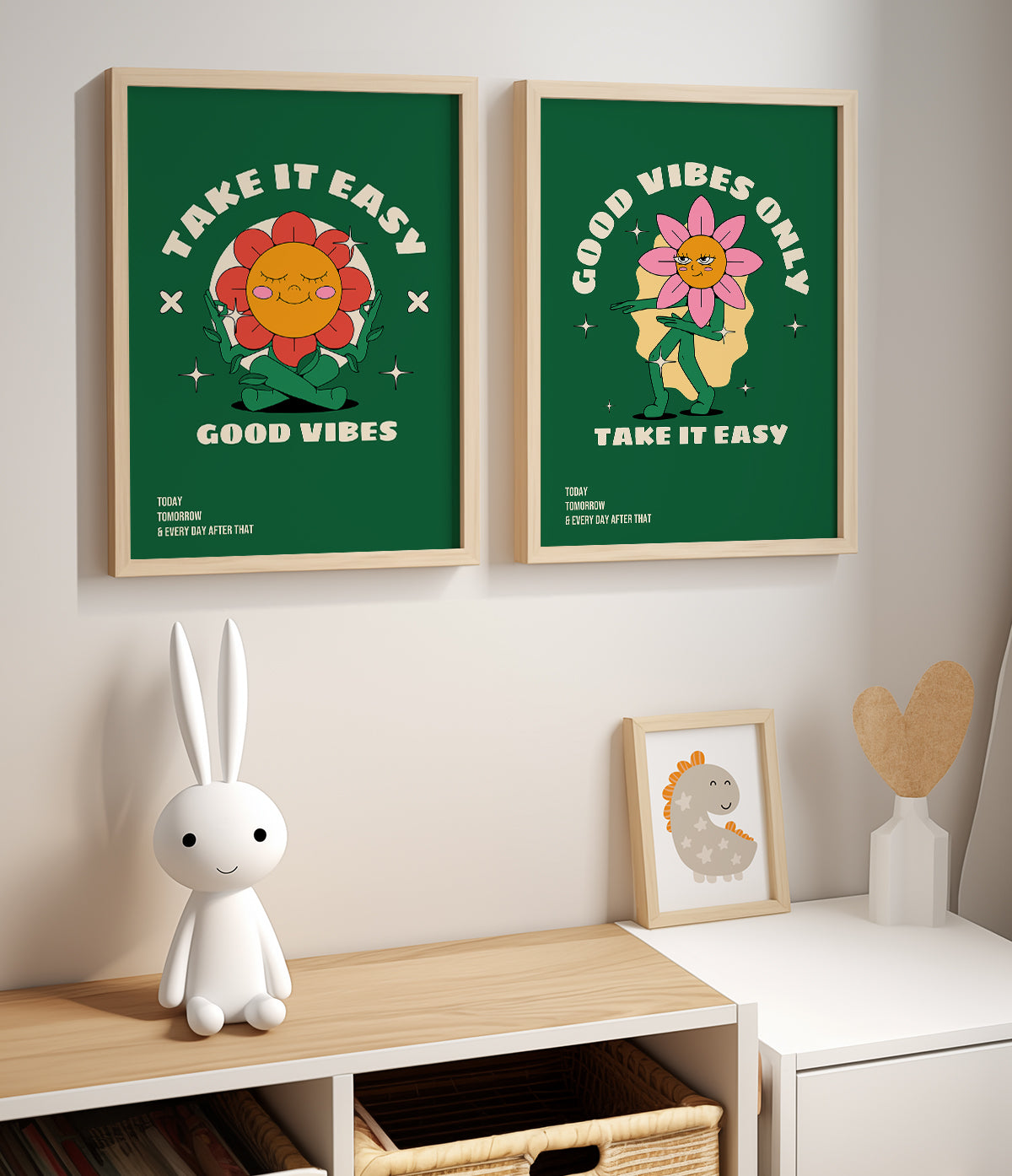 'Good vibes' and 'Take it easy' Quotes