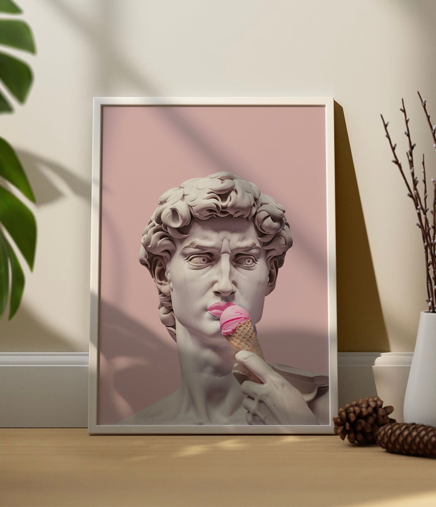 Heart is Art & David likes Ice cream - Set of 2