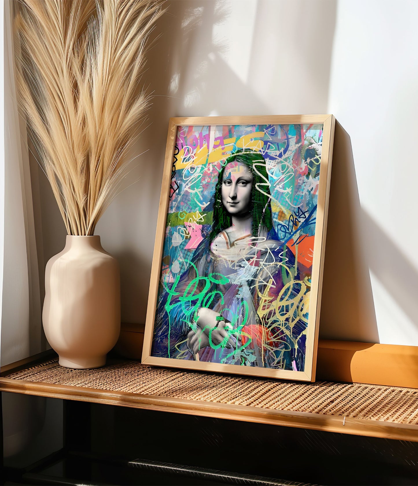 Abstract Monalisa & David - Set of 2