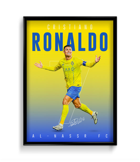 Cristiano Ronaldo | Al-Nassr Poster | #006