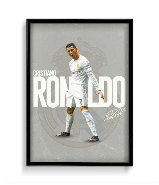 Cristiano Ronaldo | Real Madrid Poster | #008