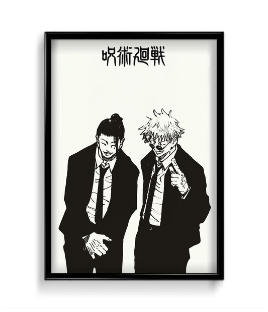 Gojo and Geto | Jujutsu Kaisen Poster | #033