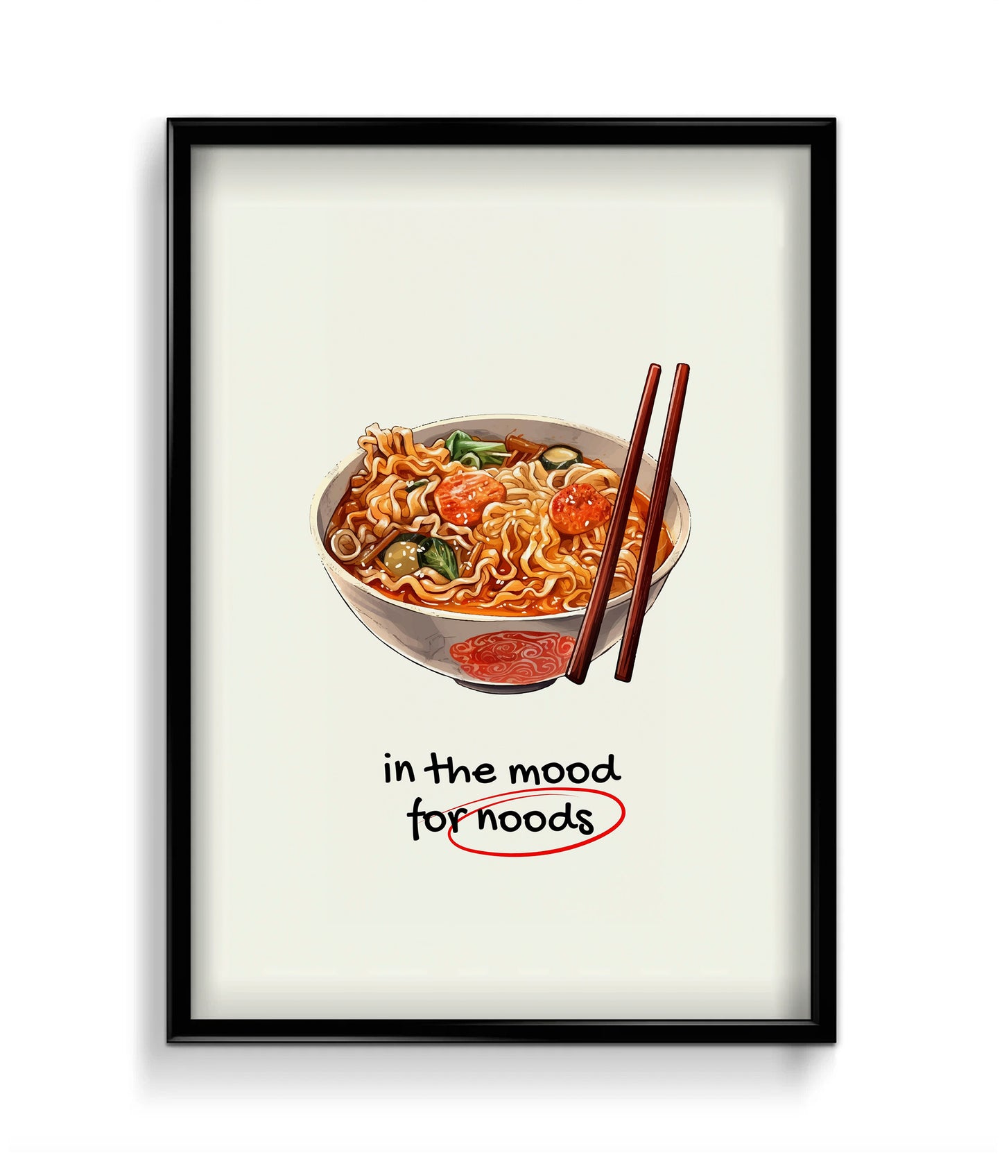 'In the mood for noods' Wall Art