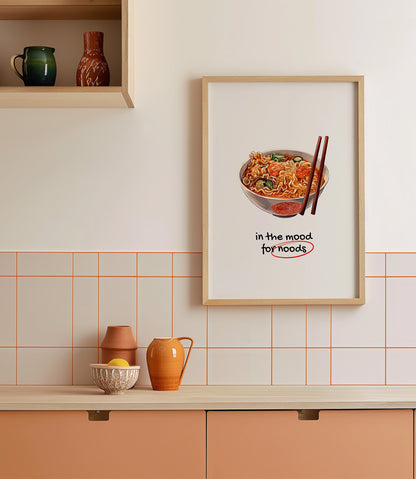 'In the mood for noods' Wall Art