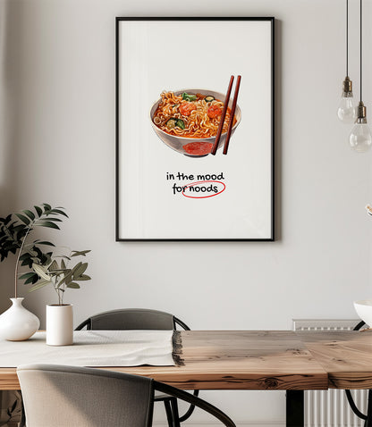 'In the mood for noods' Wall Art