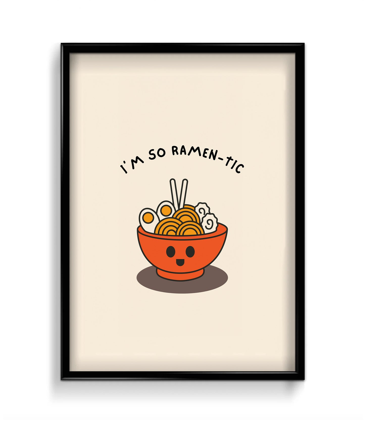 'I'm so ramen-tic' Wall Art