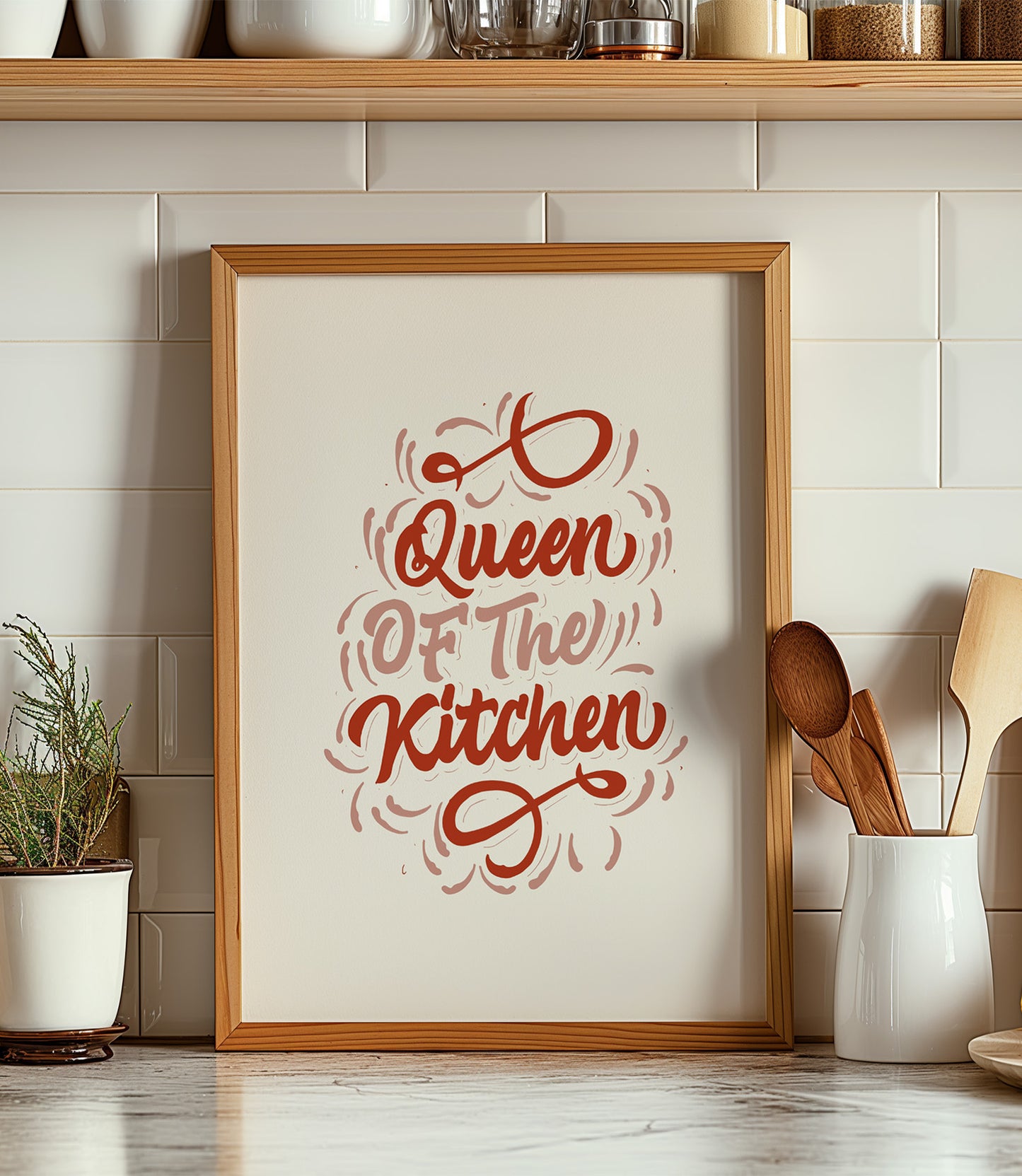 'Queen of the kitchen' Wall Art