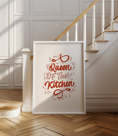 'Queen of the kitchen' Wall Art