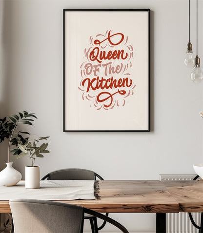 'Queen of the kitchen' Wall Art