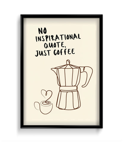 Just Coffee Wall Art