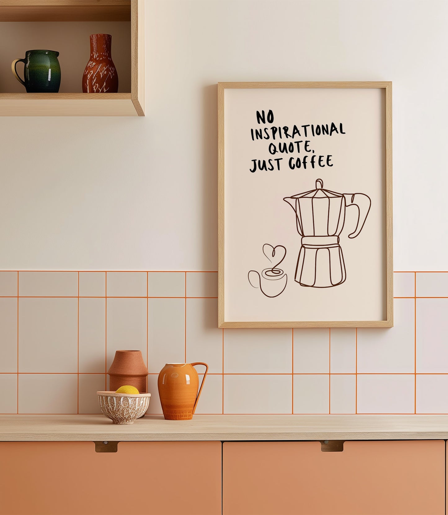 Just Coffee Wall Art