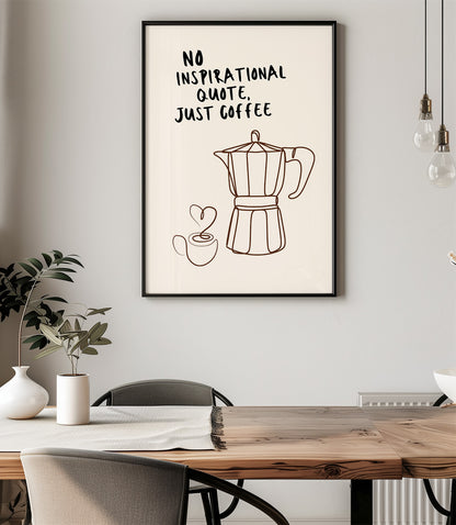 Just Coffee Wall Art