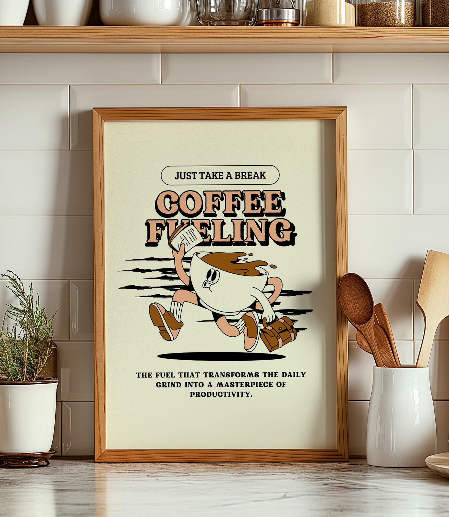 'Coffee Fueling' Wall Art