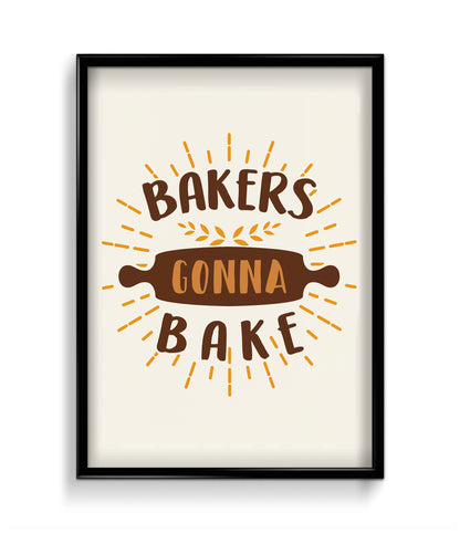 'Bakers Gonna Bake' Wall Art