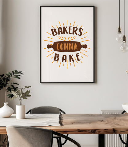 'Bakers Gonna Bake' Wall Art