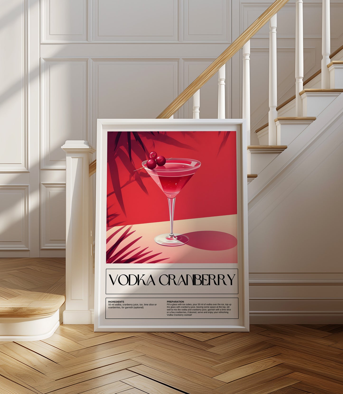 Vodka Cranberry Cocktail Wall Art