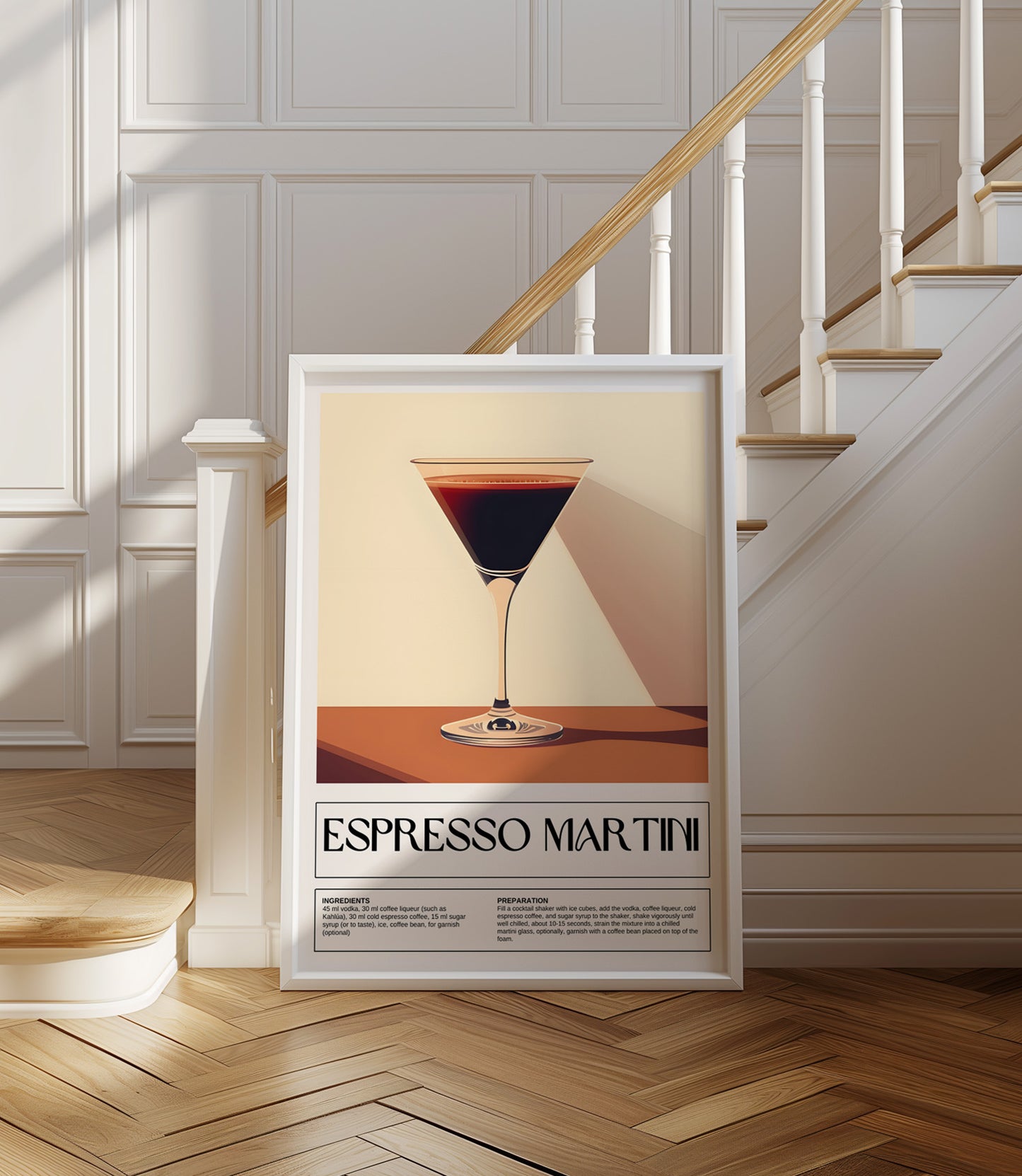 Espresso Martini Cocktail Wall Art