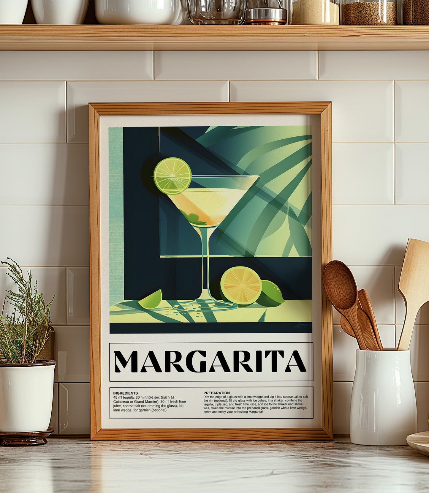 Margarita Cocktail Wall Art