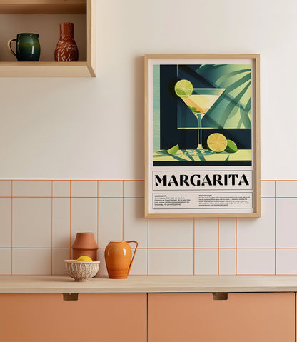 Margarita Cocktail Wall Art