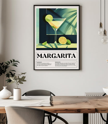 Margarita Cocktail Wall Art