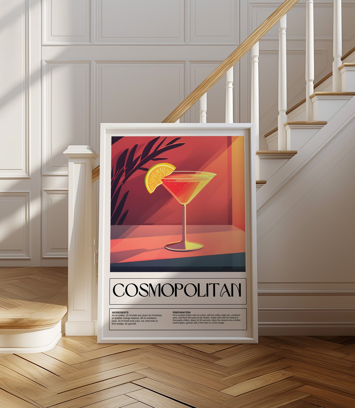 Cosmopolitan Cocktail Wall Art