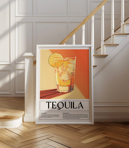 Tequila Cocktail Wall Art