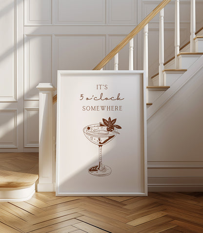 'It's 5 o'clock somewhere' Wall Art