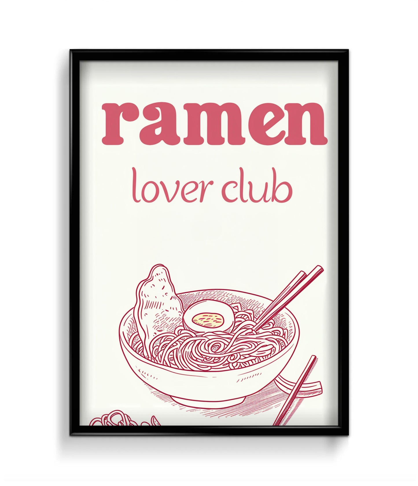 'Ramen lover club' Wall Art