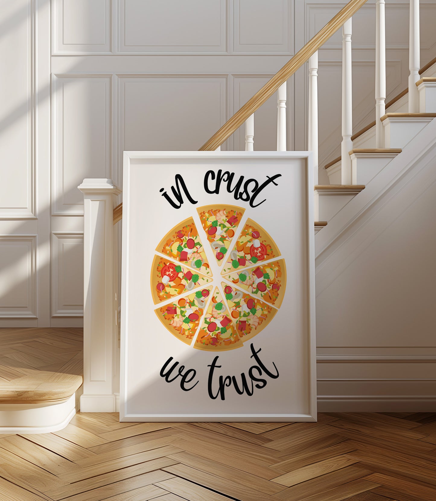 'In crust we trust' Wall Art