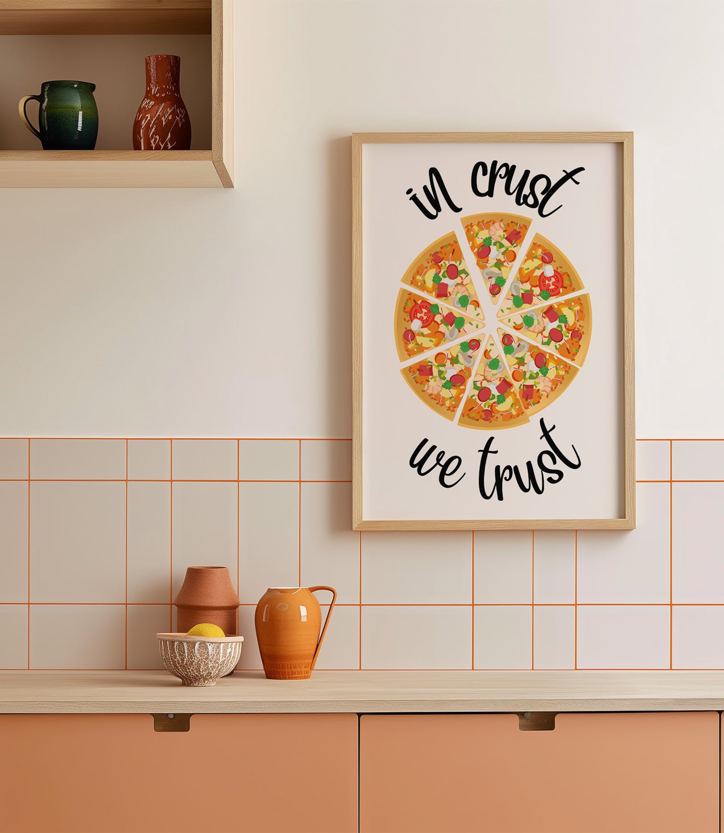 'In crust we trust' Wall Art