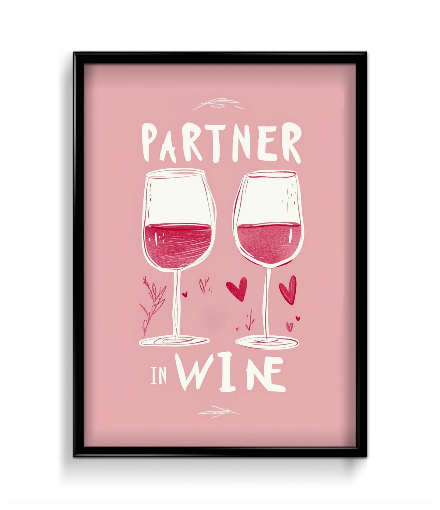 'Partner in Wine' Wall Art