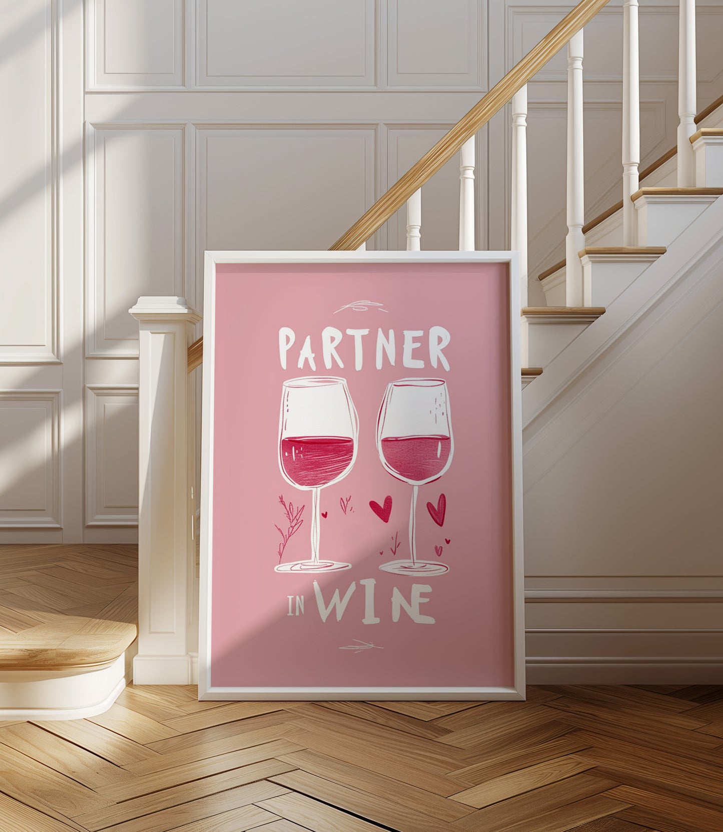 'Partner in Wine' Wall Art