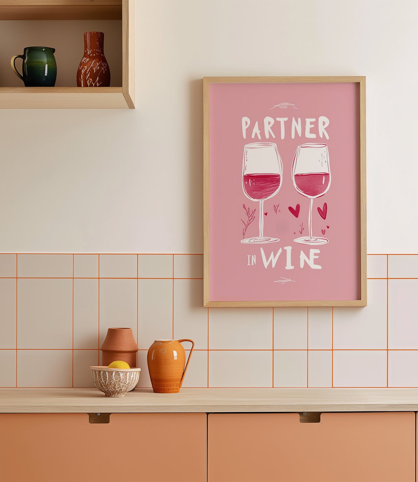 'Partner in Wine' Wall Art