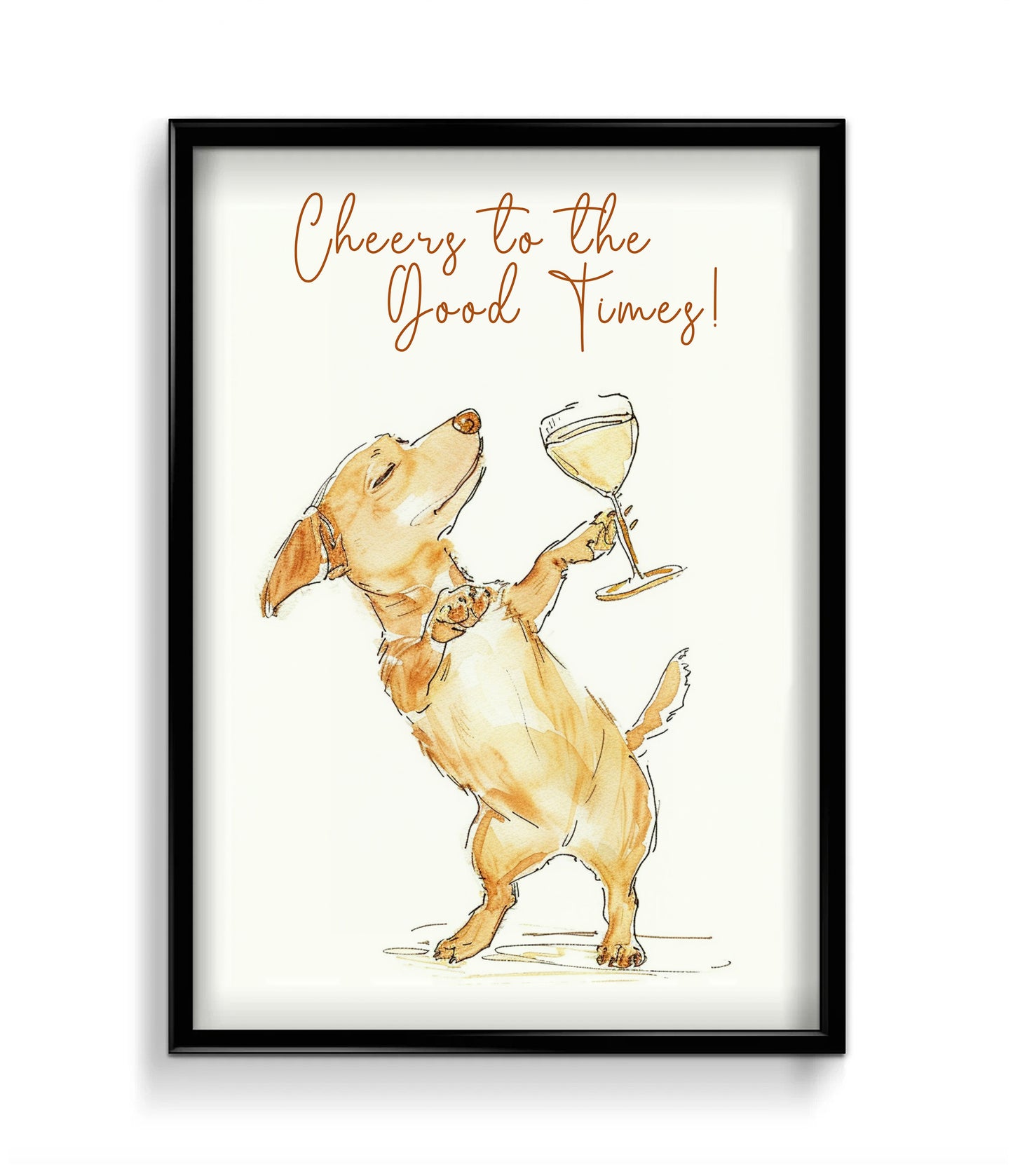 'Cheers to the good times' Wall Art