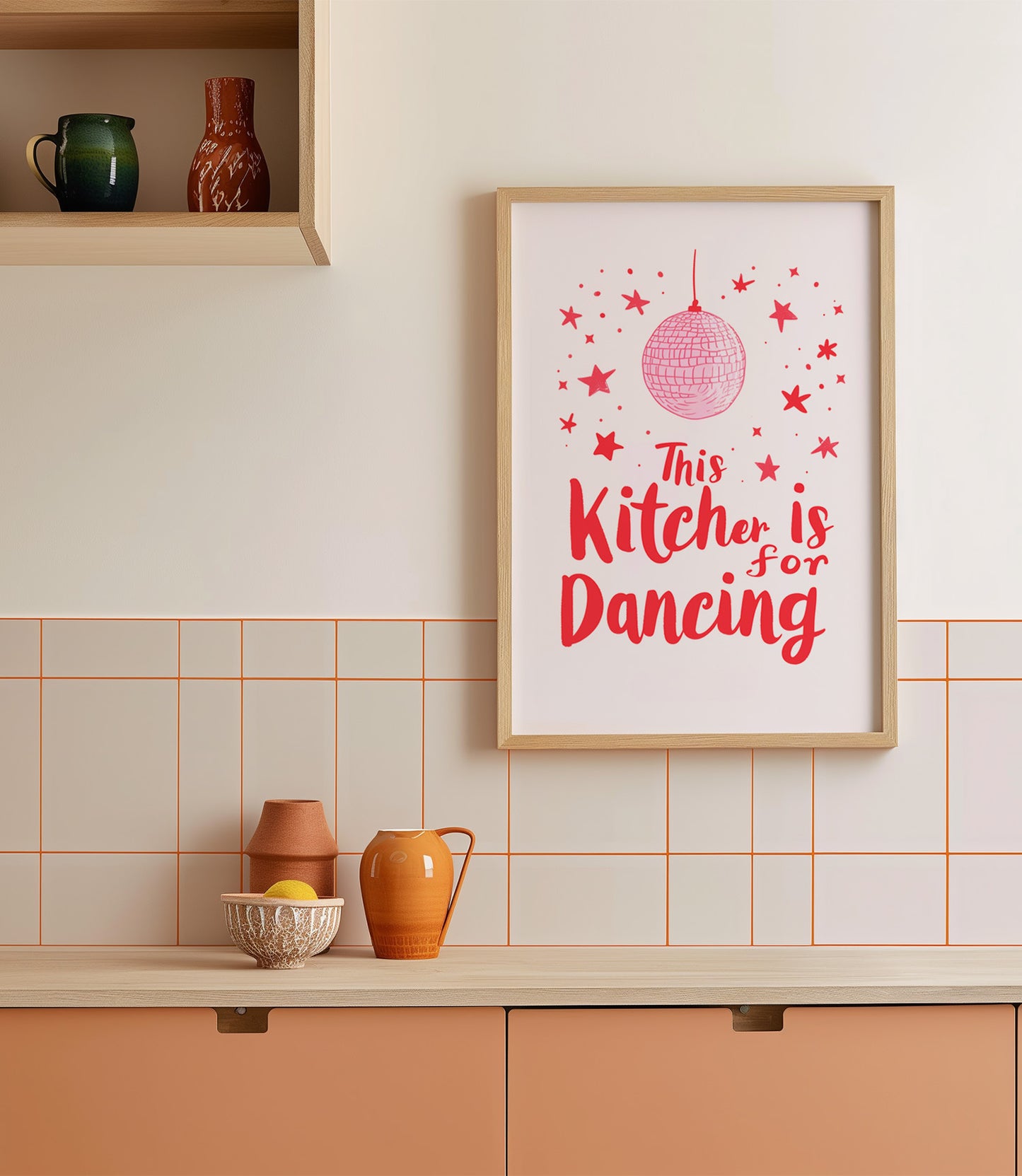 'This kitchen is for dancing' Wall Art