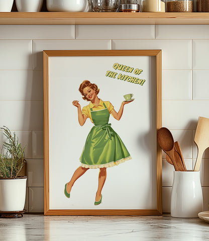 'Queen of the kitchen' Wall Art