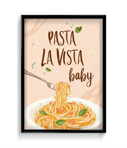 'Pasta la vista baby' Wall Art