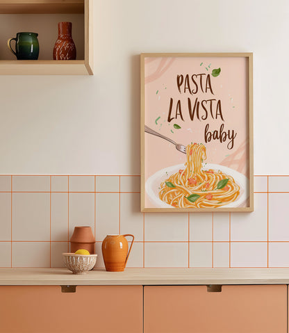 'Pasta la vista baby' Wall Art