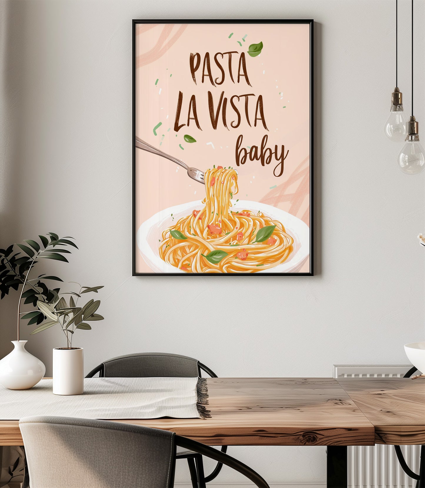 'Pasta la vista baby' Wall Art