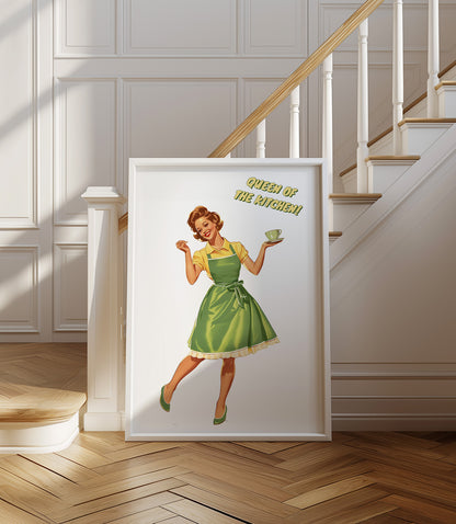 'Queen of the kitchen' Wall Art