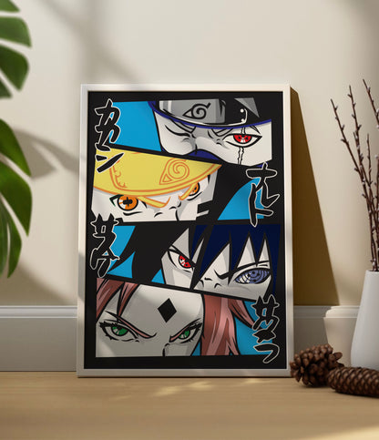 Team 7 - Kakashi Naruto Sasuke Sakura | Naruto