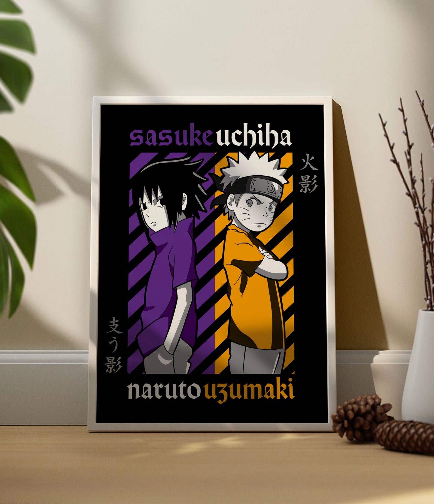 Naruto Uzumaki and Sasuke Uchiha | Naruto