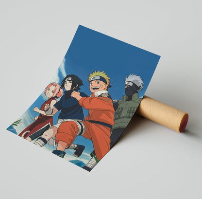 Team 7 - Naruto, Sasuke, Kakashi and Sakura | Naruto