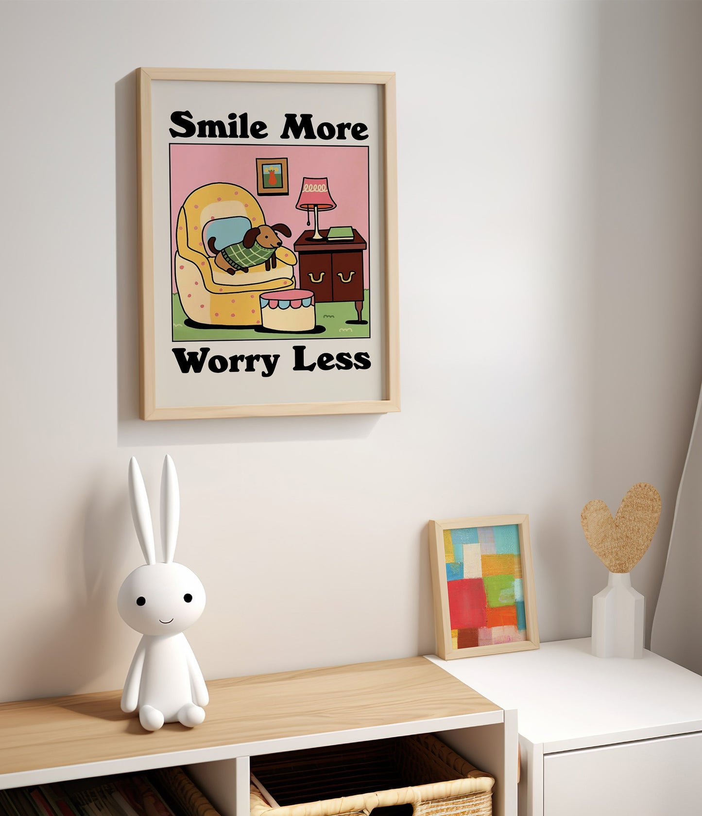 'Smile more worry less' Quote