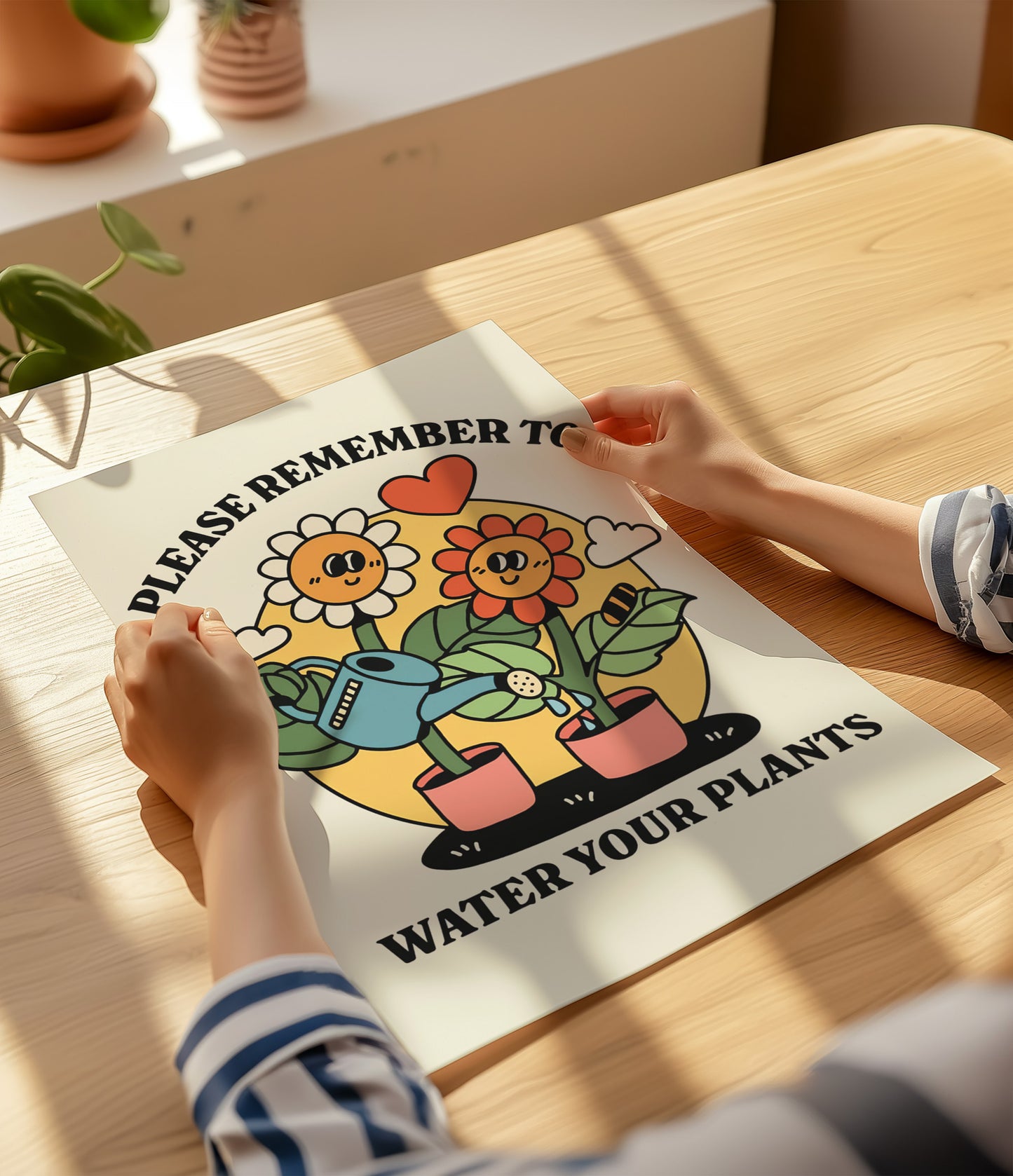 'Remember to water plants' Quote