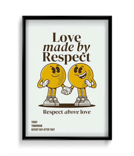 'Love made by respect' Quote