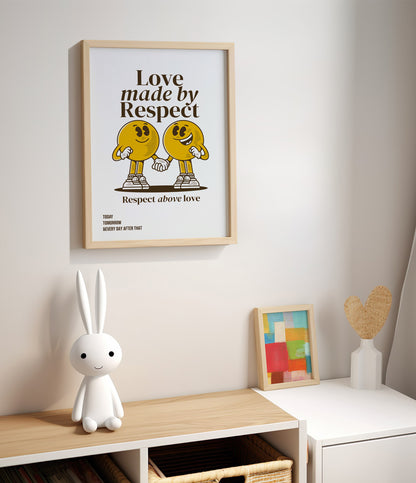 'Love made by respect' Quote