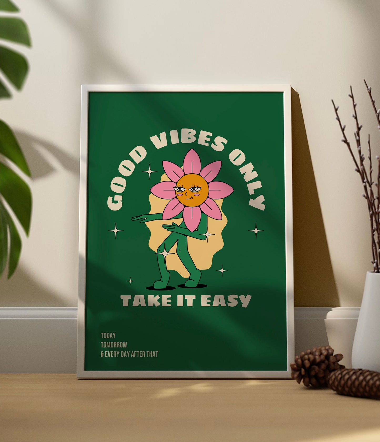 'Good vibes' and 'Take it easy' Quotes